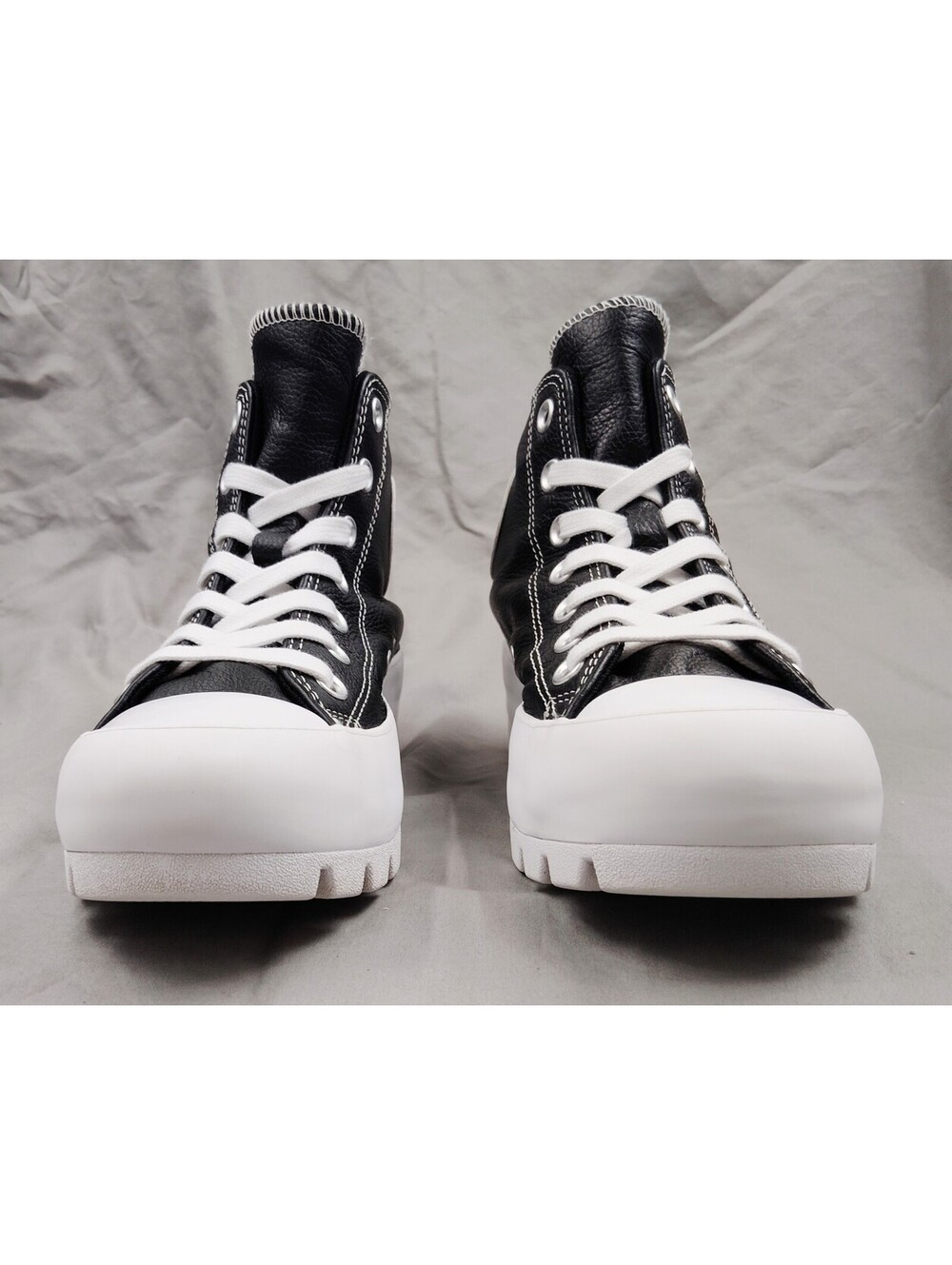 Converse Chuck Taylor All Star Lugged Leather 567164C Black Women 7 Platform